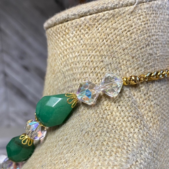 Emerald Crystal 18 in Necklace Aprilsplace - Picture 3 of 12
